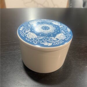 Blue and White Decorative Ceramic Box